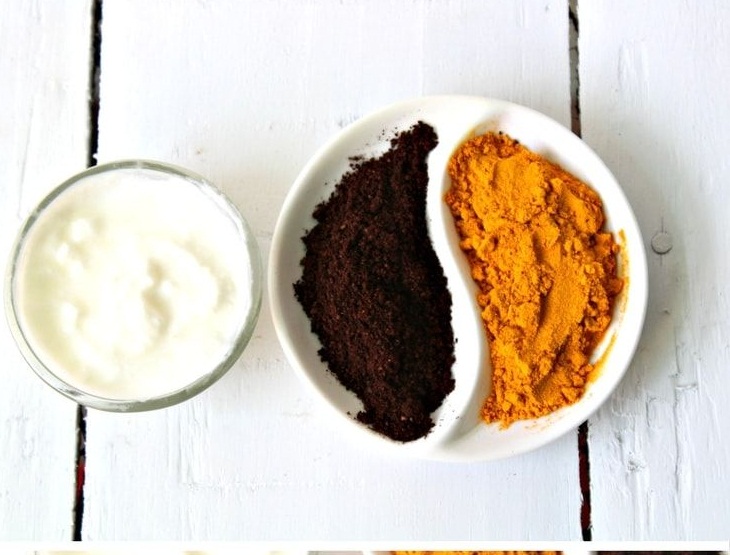 COFFEE AND DAHI MASK
