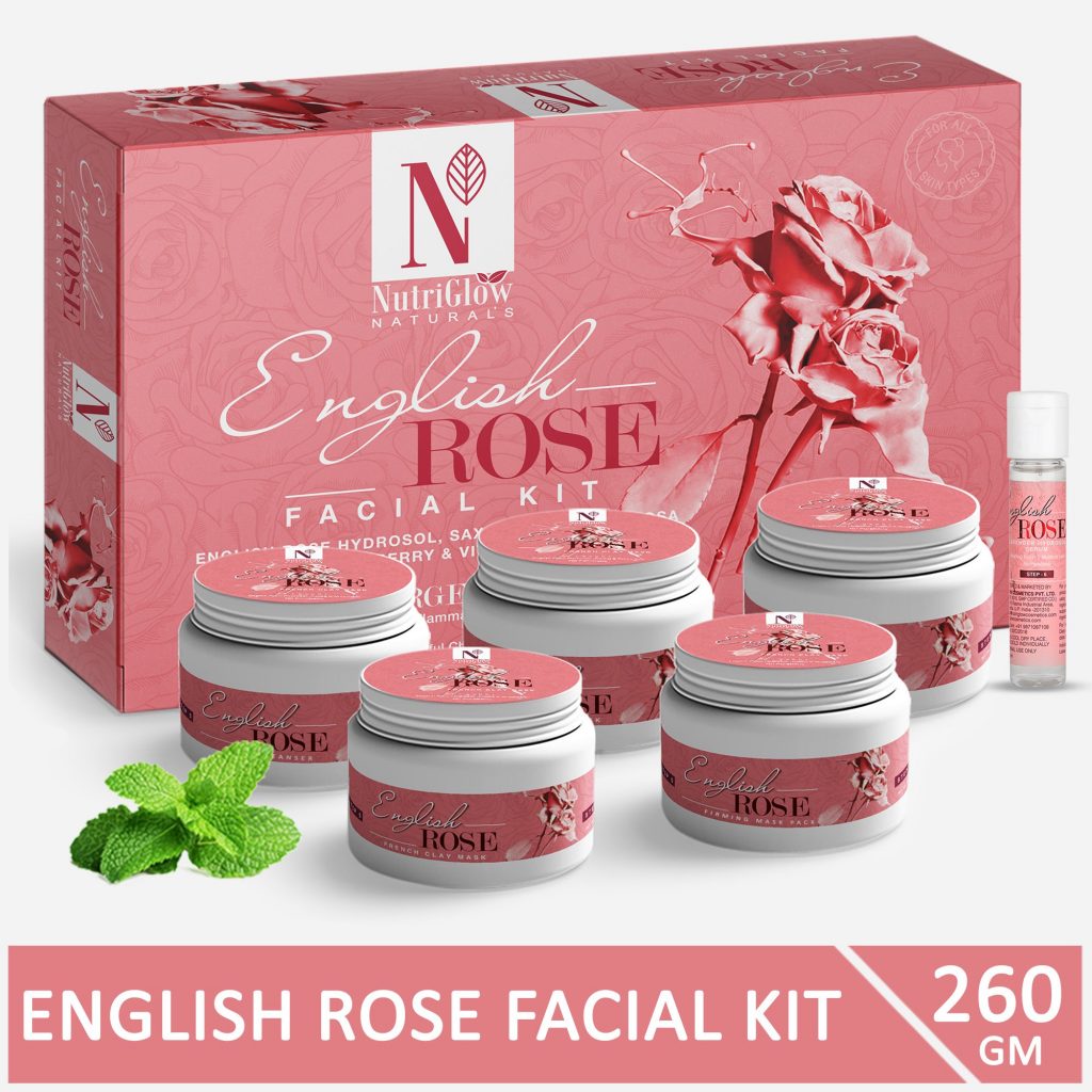 NutriGlow NATURAL‘S English Rose Facial Kit