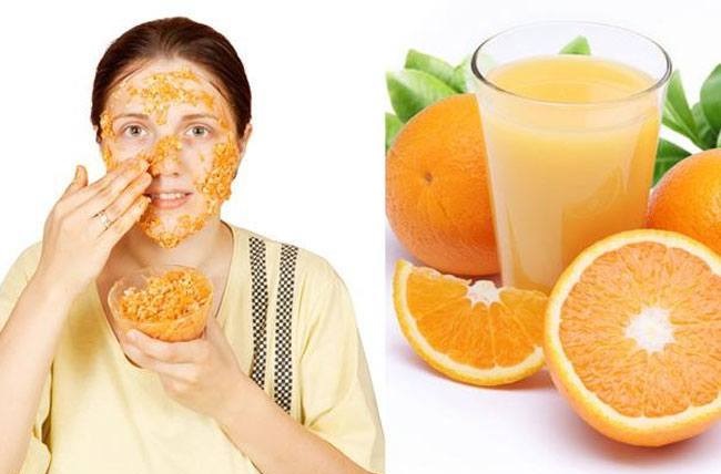 orange facial for glowing skin